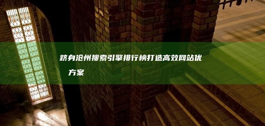 跻身沧州搜索引擎排行榜：打造高效网站优化方案 (沧州搜狗百科)
