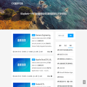 CVE漏洞中文网