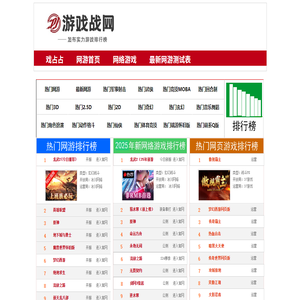 网络游戏排行榜2025前十名.最新好玩的网游排行榜.2025热门好玩的网络游戏排行榜,最新网络游戏大全