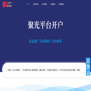 小红书聚光平台代理服务商