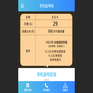 网上办理手机号