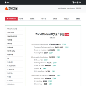 WorldMachine中文手册文档