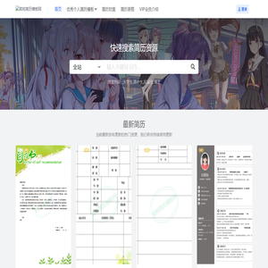 菜狗简历模板网